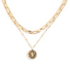 Wrapped in PrayerProtect & Guide Gold Necklace