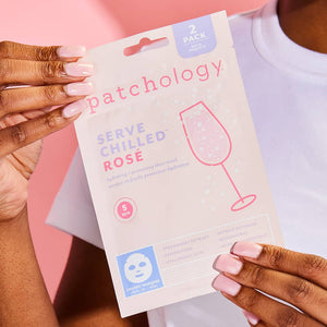 Patchology Serve Chilled Rosé Hydrating Facial Sheet Mask 2 pack