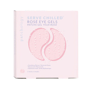 Patchology Serve Chilled Rosé Hydrating Eye Gels - 5 pack