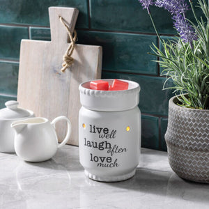 Live Love Laugh Illumination Candle Warmer