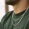Men's Pura Vida Silver Rolo Chain Necklace