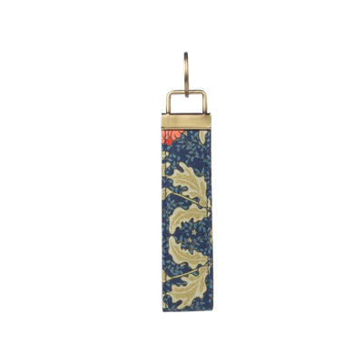 Penny's Posies Blue Green Myra Key Fob