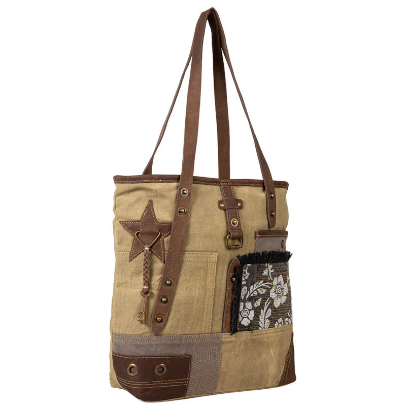 Vintage Intrigue Patchwork Tote Myra Bag