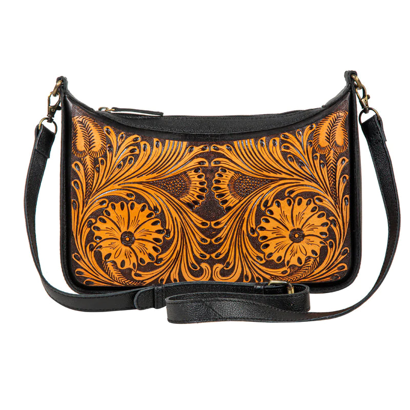 Sunflower Gorge Hand-Tooled Myra Bag
