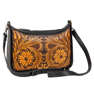 Sunflower Gorge Hand-Tooled Myra Bag