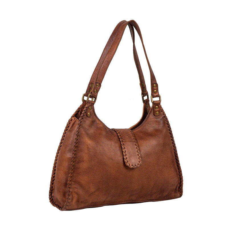 Lobeth Accent Hairon & Leather Myra Bag