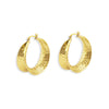 Bundled Sun Rays Myra Gold Tone Earrings