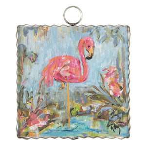 Roundtop Collection Mini Flamingo Standing Print