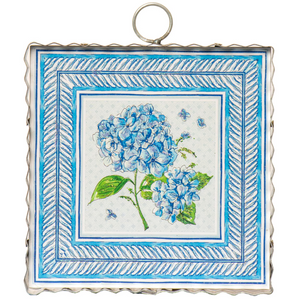 Roundtop Collection Mini Beck's Blue Hydrangea Print