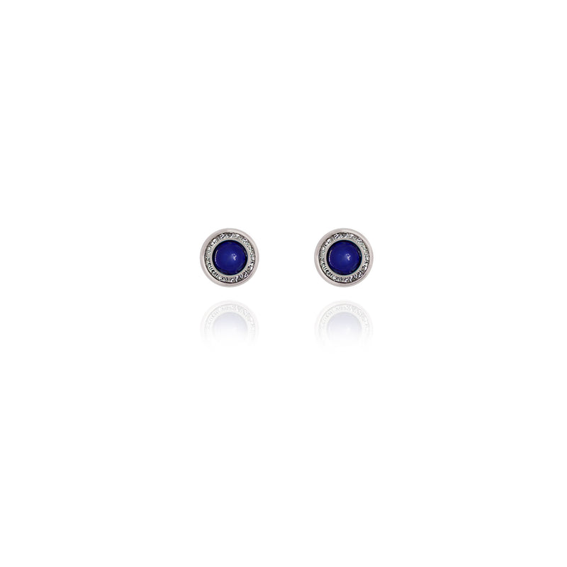 Stone Stud Spirit by Silver Forest Earrings