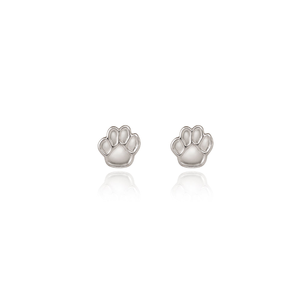 Paw Print Spirit by Silver Forest Earrings
