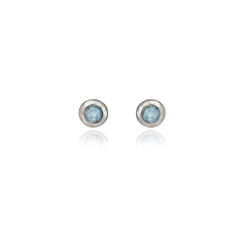 Stone Stud Spirit by Silver Forest Earrings