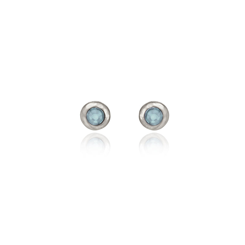 Stone Stud Spirit by Silver Forest Earrings