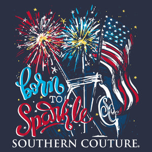 Born To Sparkle Southern Couture Tee