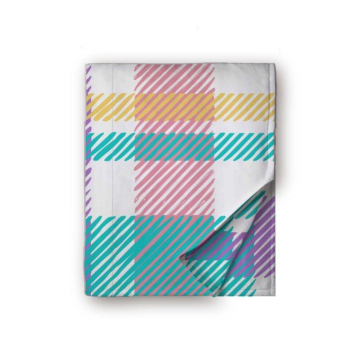 Pastel Plaid Super Soft 50" x 80" Blanket