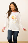 Santa Claus Sequin Sleeves Sweatshirt