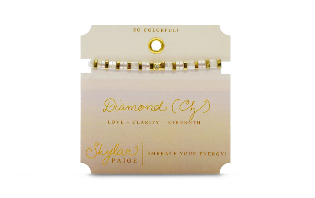 Diamond So Colorful Skylar Paige Morse Code Tila Bracelet