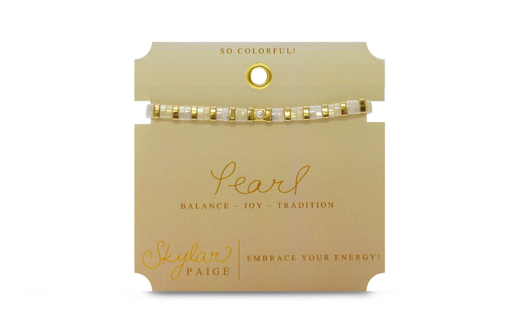 Pearl So Colorful Skylar Paige Morse Code Tila Bracelet