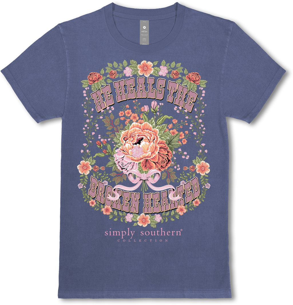 Broken Short Sleeves Simply Southern Tee