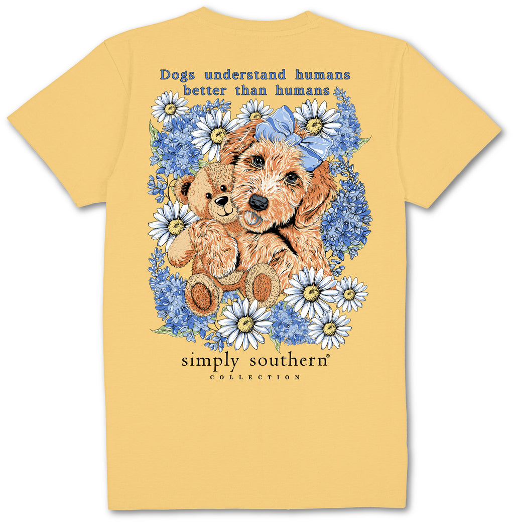 Dog Teddy Short Sleeve Simply Southern Tee