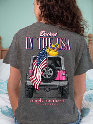 Ducked Short Sleeve Simply Southern Tee