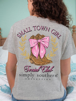 Small Town Short Sleeve Simply Southern Tee