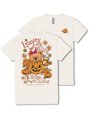 Teddy Fall Short Sleeves Simply Southern Tee