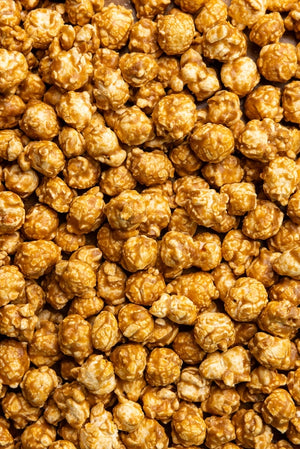 Salted Caramel Poppy Popcorn