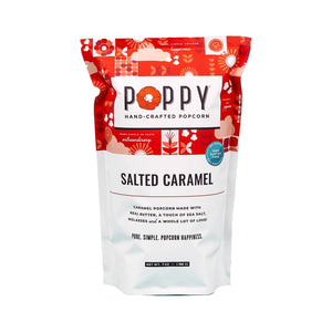 Salted Caramel Poppy Popcorn