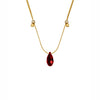 &Livy Siam On Gold Hyevibe Crystal Slider Necklace