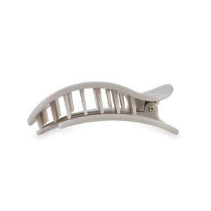 Teleties Silver Flames Flat Round Hair Clip