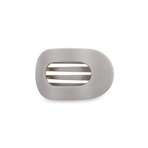Teleties Silver Flames Flat Round Hair Clip