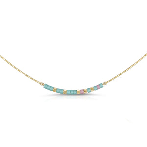 Sister Dot & Dash Morse Code Necklace