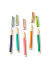 Blue Colorblock Snap Cap Pen