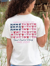 Bow Flag Short Sleeve Simply Southern Tee