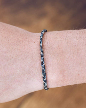 Steel Pura Vida Mini Braid Bracelet