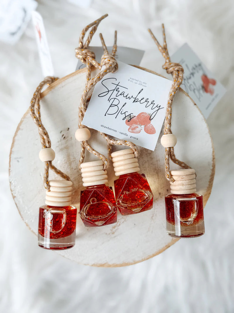 Strawberry Bliss Scented by Elle Car Diffuser