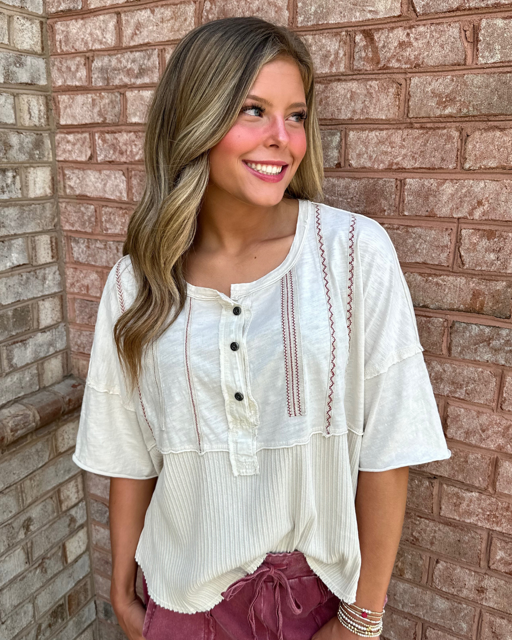 Struck By You Mineral Washed Top