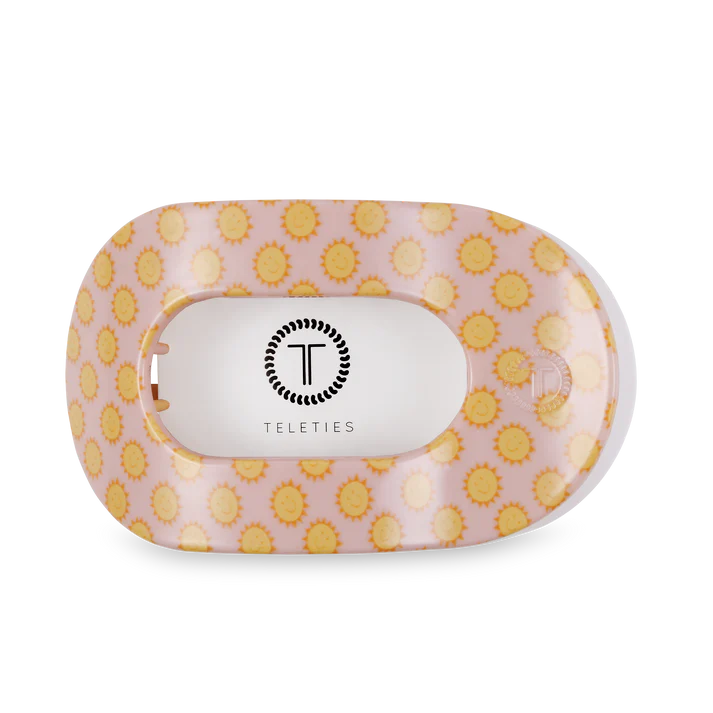 Teleties Sunny Days Ahead Flat Round Hair Clip