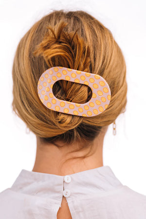 Teleties Sunny Days Ahead Flat Round Hair Clip
