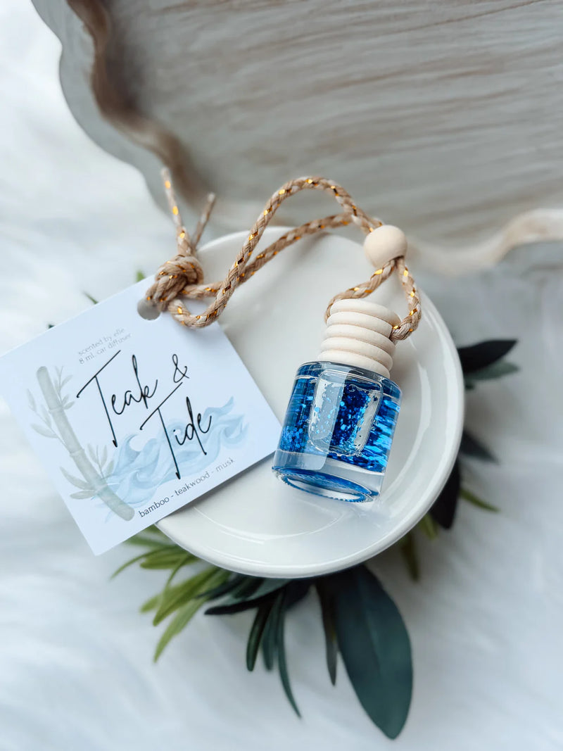 Teak & Tide Scented by Elle Car Diffuser