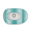 Teleties Totally Turquoise Flat Round Hair Clip