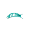 Teleties Totally Turquoise Flat Round Hair Clip