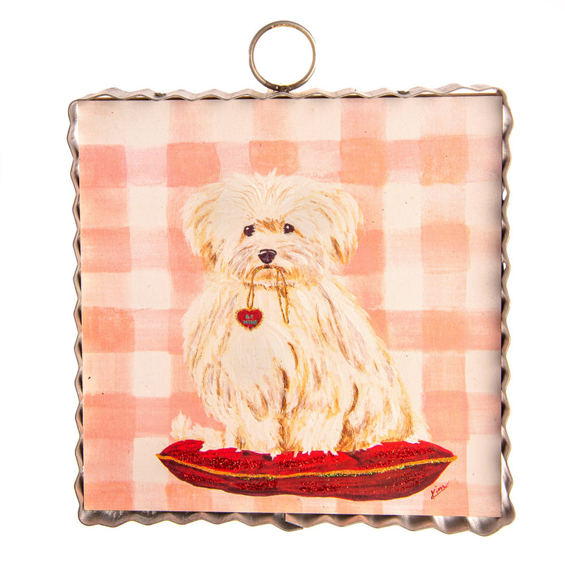 Roundtop Collection Be Mine Puppy Mini Print