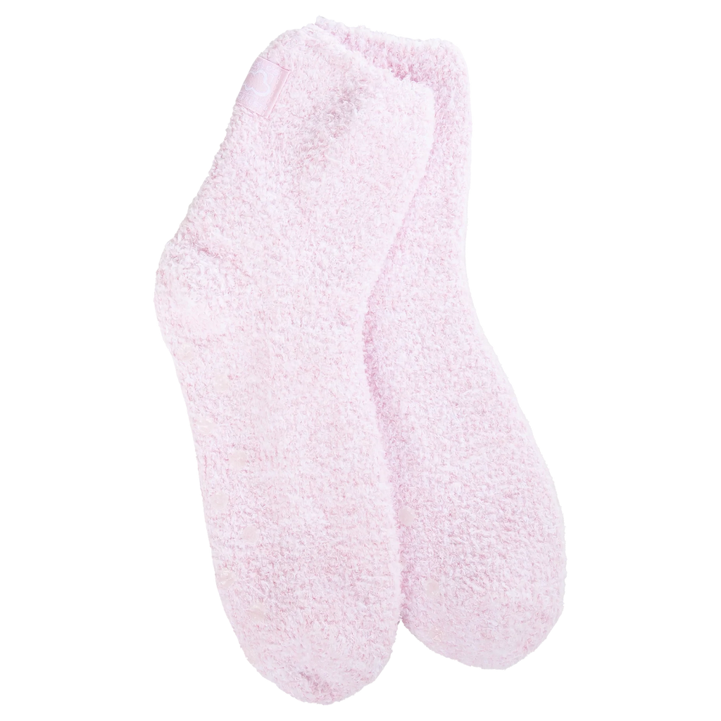 Orchid Pink Cozy Quarter with Grippers World's Softest Socks