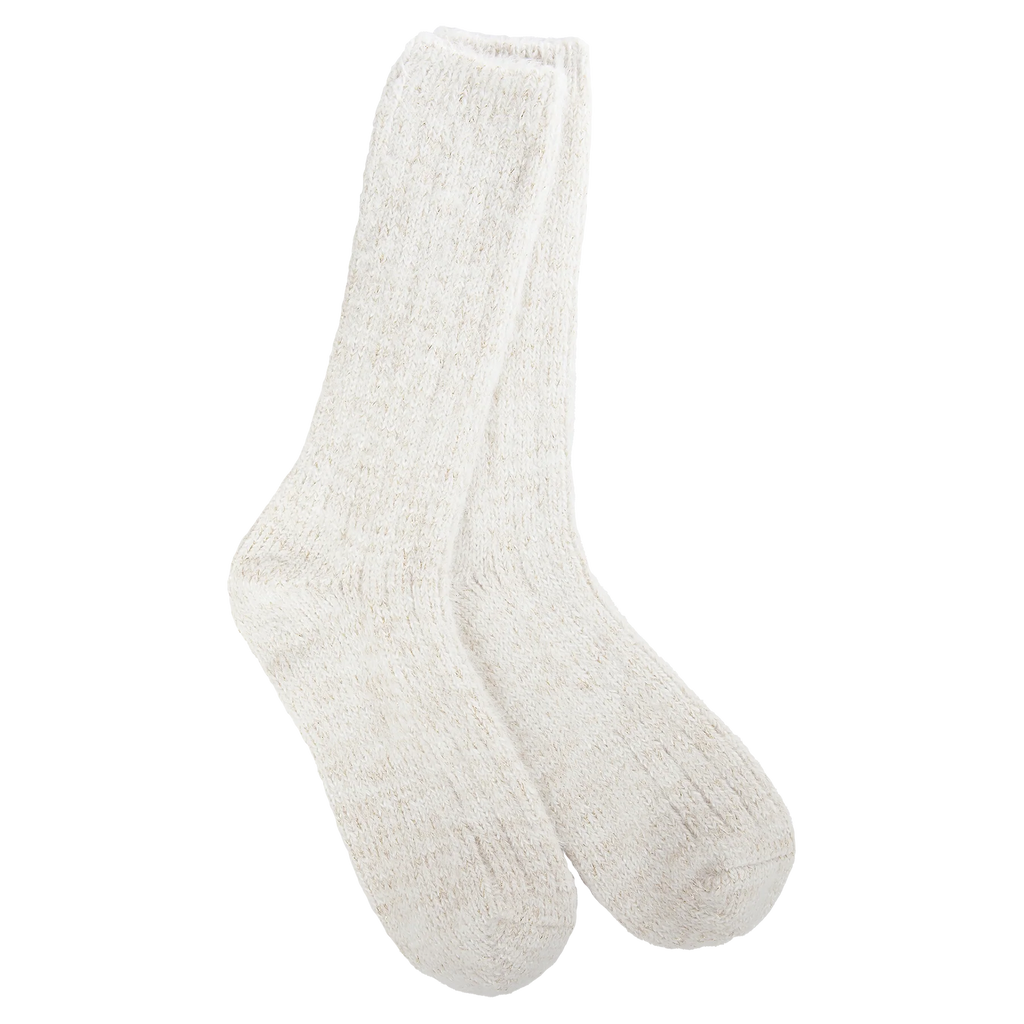 Oatmeal Ragg Feather Crew World's Softest Socks