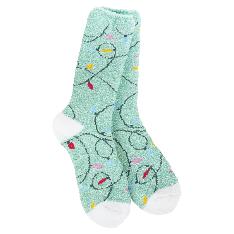 Holiday Lights Cozy Crew World's Softest Socks