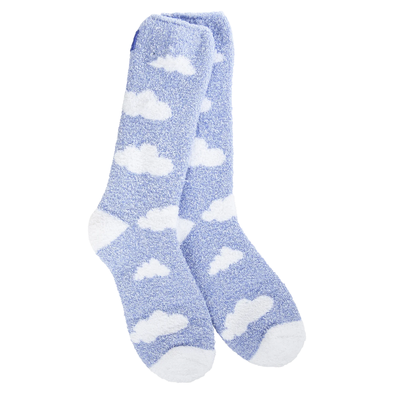 Periwinkle Cloud Cozy Crew World's Softest Socks