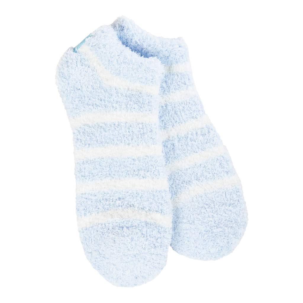 Oxford Blue Confetti Cozy Low World's Softest Socks