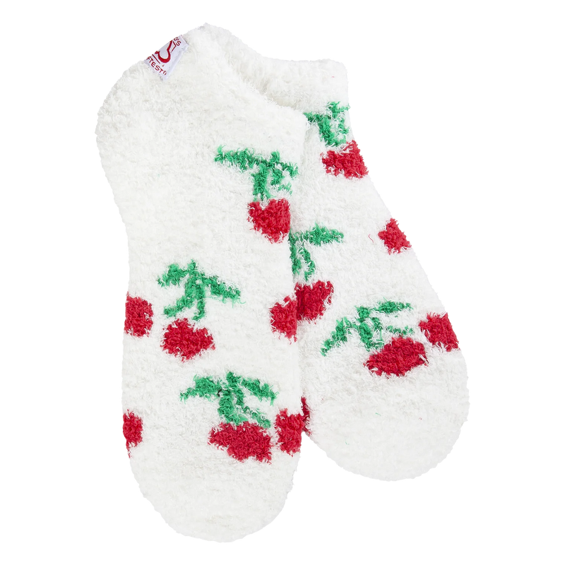 Cherries Cozy Low World's Softest Socks
